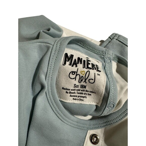 Maniere Media Mix Footie Blue And White 18 Mths. - Picture 4 of 10